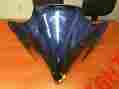 Sma-8ft96-10-bc Yamaha Apex Attak Low Snowmobile Windshield Blue