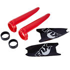 Sma-8kg36-00-rd Yamaha Front Fox Float Shock Cover Set Red Free Sticker