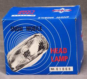 61068-l Sno Hobby Snowmobile Head Lamp Light Housing Glass Lens Socket 45w 12v