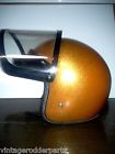 Ba-71 Sno Vintage Siegler Helmet Gold Rider 1970 Metal Shield Lear Flake