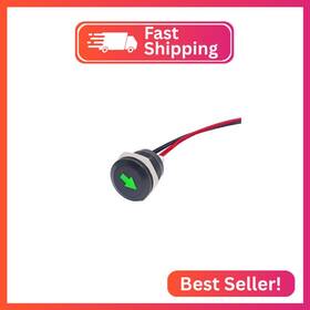 Caf-010-djt-g Taiss Led Indicator Pilot Dash Light With Symbols Single Arrow Green 1/2 Inch 12m