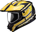 G2112235 Tc-4 Nova Md Graphics Snow - Helmet Gm11s Sport Yellow Gmax Black