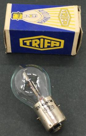 Trifa 410-5032 Brand Snowmobile Headlight Bulb 12v 45/40w Inch B Double Ba20d Base