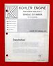 Y-5000-21 Kohler Small Engine Single Cylinder Two Cycle Owners Manual