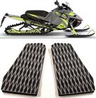 Yam Sdwinder-blk-ltgray-d-14.5mm Sledtred Snowmobile Console Knee Pads Yamaha Sidewinder Gray