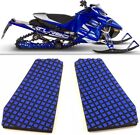 Sdwinder-blue-blk-sq-14.5mm Yam Sledtred Snowmobile Console Knee Pads Yamaha Sidewinder