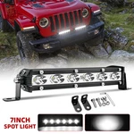 7 Inch Led Bar 180W Spot Beam Offroad Fog Driving Lights Truck Utv Suv Atv. Fixed Price $18.98.