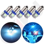 5PCS Aqua Ice Blue BA9S Led Light 12V Bulb Car Van Truck Map Lamp 257 64111. Fixed Price $8.99.
