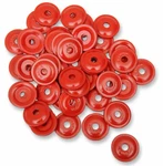 Woodys Round Digger 5/16" Hole Red Aluminum Backer Plates 48 Pack (AWA-3790). Fixed Price $72.75.