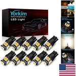 10PCS 194 Led Bulbs Warm White Bright, Easy Installation For Vehicle Interiors. Fixed Price $17.65.