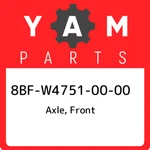 8BF-W4751-00-00 Yamaha Axle, Front 8BFW47510000, New Genuine Oem Part. Fixed Price $212.23.