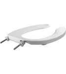 1055 000 Commercial Heavy Duty Open Front Toilet Seat Without Cover, Elongate.... Fixed Price $25.07.