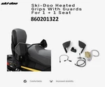 Ski-doo Oem Rev Xs/xm Heated Grips With Guards For + Seat 860201322. Fixed Price $224.99.