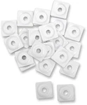 Woodys Aluminum Square Support PLATES-WHITE-5/16IN. THREAD-48 PACK-ASW2-3815-48. Fixed Price $90.32.