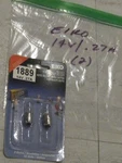 Eiko Parking Brake Indicator BULBS(2) 14V/.27A Nos!. Fixed Price $8.95.