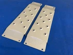 Set Arctic Cat Polaris Ski-doo Yamaha 2-UP Passenger Footrests Footpads 12". Fixed Price $22.45.
