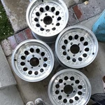 16X7 Aluminum Rim Wheel Set Of Four. Fixed Price $340.00.