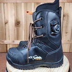 Hmk Team Boa Snowmobile Boots Mens 9 Black Leather Upper Lace System. Fixed Price $77.37.