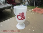 Vintage Arctic Cat The Year Coffee Mug Cup Milk Glass. Fixed Price $26.98.