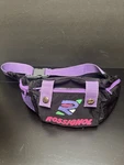 Vintage Rossignol Fanny Pack Waist Bag Ski Snowboard Black Purple Pink Snaps. Fixed Price $22.99.