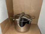 Anolon Nouvelle 8QT Meyer Stainless Steel Stock Pot Full Cap Copper Base W/ Lid. Fixed Price $149.99.