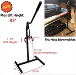 Snowmobile Lever Lift Jack Stand For Heavy Sled Arctic Cat Yamaha Polaris Ski Do. Fixed Price $91.88.