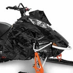 Arctic Cat Hood & Side Panel Decal Kit Scarred Black 2012-2018 Zr Xf M. Fixed Price $250.00.