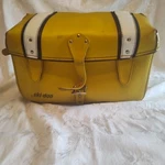 Vtg Yw 1970S Leather Ski-doo Snowmobile Winter Saddle Bag Cargo Trunk Gd 605/9. Fixed Price $200.88.