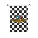 Indiana Indy 500 Polis Motor Speedway Racing Fans 12X18 Inch Garden Flag.... Fixed Price $17.75.