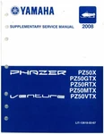 2008 Phazer Venture Lite Yamaha PZ50 Snowmobile Supplementary Service Manual .... Fixed Price $26.61.