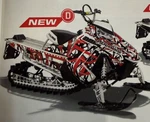 New Oem Polaris Burandt Fracture Red 155" Tank & Tunnel Wrap 2858016-155. Fixed Price $250.00.
