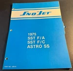Rare 1975 Sno-jet F/a, Sst, F/c, & Astro Parts Manual Nice (J12). Fixed Price $49.99.
