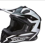 Polaris Tenacity 4.0 Open Face Snowmobile Helmet White/black 286156002. Fixed Price $139.99.