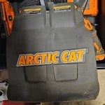 Oem Arctic Snowmobile Black Snowflap Firecat Sabercat Only 3606-251. Fixed Price $145.00.