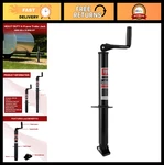 5000LBS Heavy Duty A-frame Trailer Jack 15" Top-wind, Vertical Travel, Foot Pl. Fixed Price $89.99.