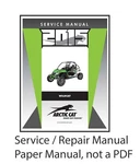Arctic 2015 Atv Wildcat Trail Rov Service Manual On Paper. Fixed Price $43.95.