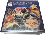 East Meets West Great American Puzzle Factory 550 Piece Wolf Native Vtg. Fixed Price $15.95.