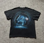 Vintage Wolf Pack Arctic Runes T-shirt Large Dreamcatcher Graphic Tee 90S 2000S. Fixed Price $6.00.