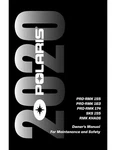 Polaris Owners Manual Book 2020 800 Pro-rmk 155 / 163 174. Fixed Price $19.50.