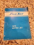 1975 Sno-jet Snowmobile Astro Parts Manual, 209320. Fixed Price $19.95.