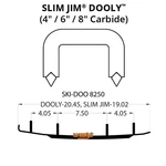 Woodys Slim Jim Dooly Performance Carbide Wear Rods 4IN. SS4-8250. Fixed Price $49.08.