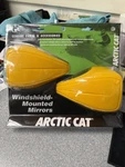Arctic Cat Oem Windshield Mounted Mirrors Set Pn: 2639-198 Yellow. Fixed Price $24.99.