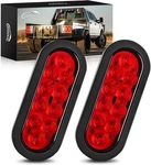 Gooacc 6INCH Oval Trailer Tail Light 2PCS 10LED Red Stop Brake Turn. Fixed Price $26.26.
