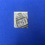 Great Britain Sc 55 Plate Used 2 Good Margins 198 Hand Cancel. Fixed Price $69.00.