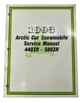 1993 Arctic Cat 440ZR-580ZR Snowmobile Service Manual Form Number 2254-896. Fixed Price $24.99.