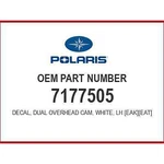 Polaris Decal-dual Overhd.cam,white,lh 7177505 Oem New. Fixed Price $54.99.
