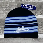 Vintage Nos 2005 Nwt Pure Polaris Snowmobile Winter Knit Striped Beanie Hat. Fixed Price $22.46.