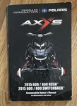Polaris Owners Manual Book 2015 Axys 600 Switchback Part # 9925073. Fixed Price $6.99.