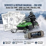 Arctic Cat Jag 340 440 1998 - 2000 Service Repair Shop Manual Usb. Fixed Price $19.99.