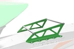 Arctic Cat Snowmobile 2012 Xf Procross Pearl Green Tunnel Rack 5639-718. Fixed Price $45.82.